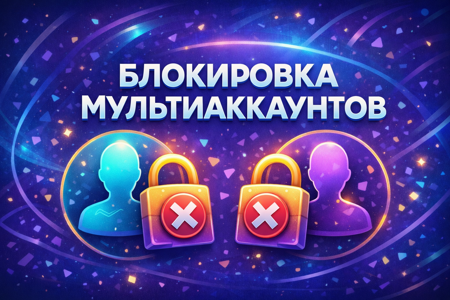 Блокировка мультиаккаунтов